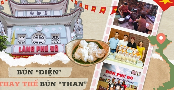 Bún "điện" thay thế bún "than"